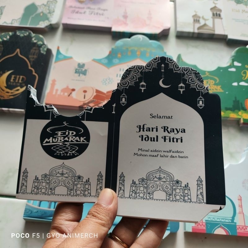 

1Kg Dapat 1000 Lembar Amplop Lebaran 2025 Medium Lengkung