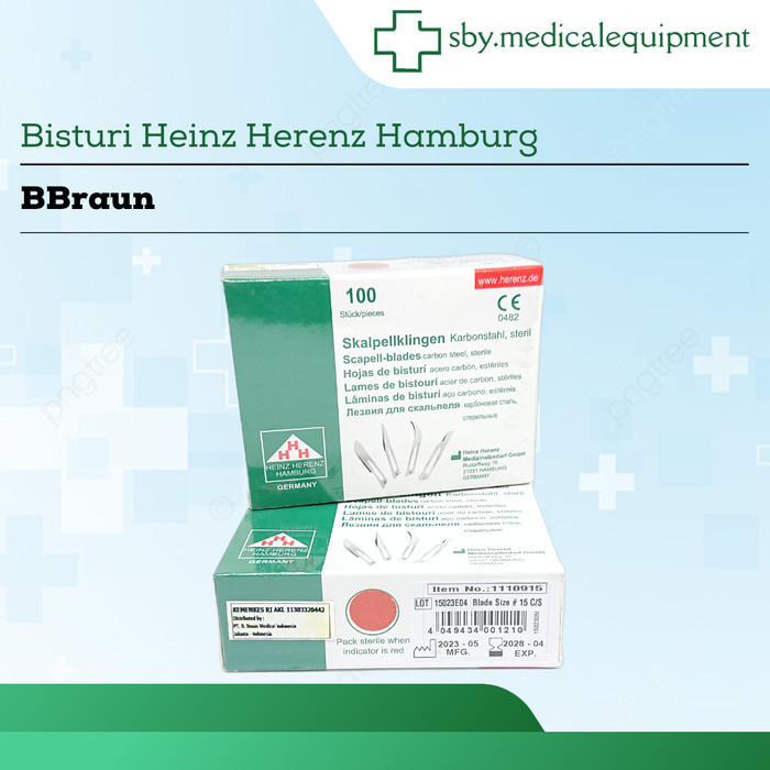 Bisturi No 15, 10, 11, 20, 21, 23 Heinz Herenz Hamburg Surgical Blade