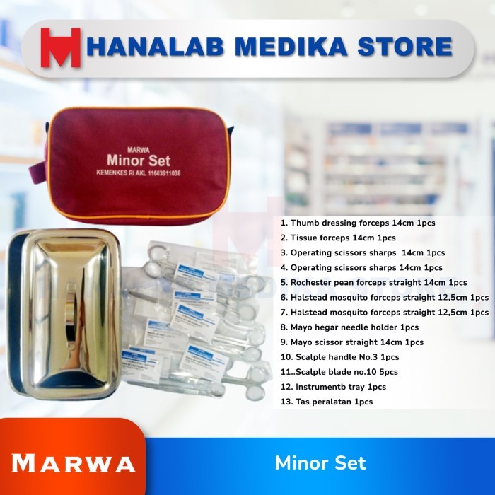 minor set marwa instrumen bedah
