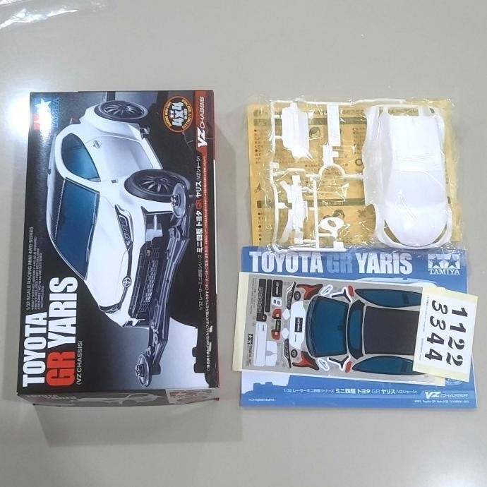 Promo Body Toyota GR Yaris VZ + Decal + Dus Manual Book Ori Tamiya COD
