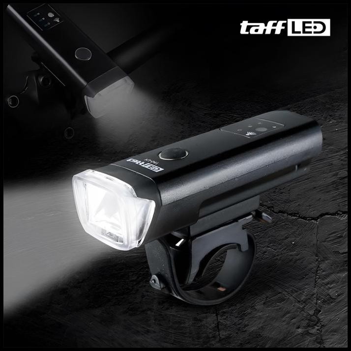 Lampu Depan Sepeda TaffLED HJ-047 Waterproof Rechargeable 350 Lumens