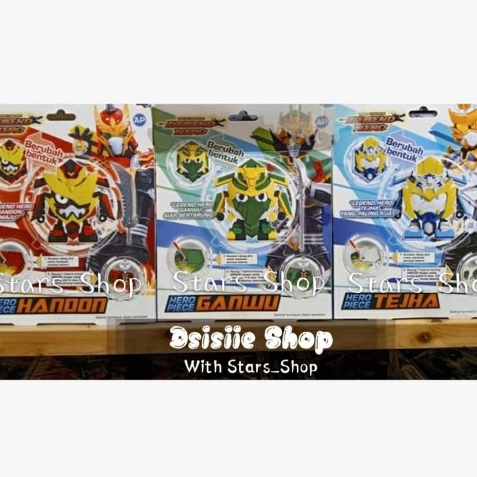 Promo Mainan Robot Hero Piece Legend Hero Handon-Ganwu-Tejha Original COD