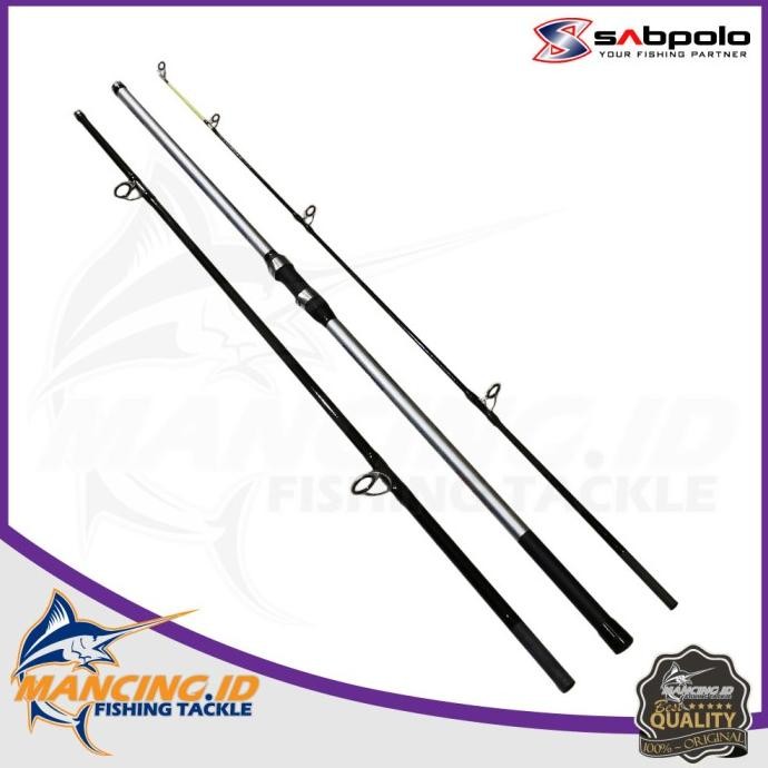 Sabpolo IRIDIUM Joran Pancing Surf Sambung 3 Spinning Rock Fishing SALE