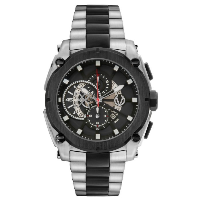 Jam Tangan CHRIST VERRA Pria Original CV 12201G-10 BLK