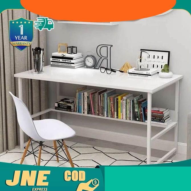 Meja Kantor Meja Komputer Meja Belajar Sederhana Minimalis 100Cmx45Cm Buantakalea