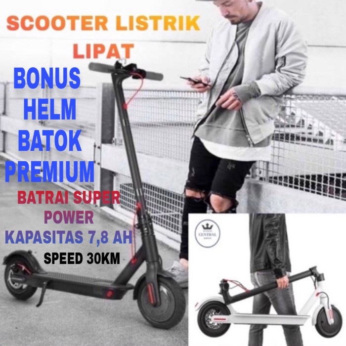TERBARU TERMURAH  SKUTER LISTRIK LIPAT / SCOOTER LIPAT LISTRIK / FOLDABLE BISA GRAB