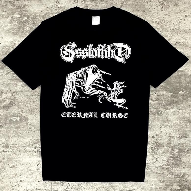 Promo Kaos Cod Ssslothhh Eternal Curse Tshirt Black Ppo2 Df7