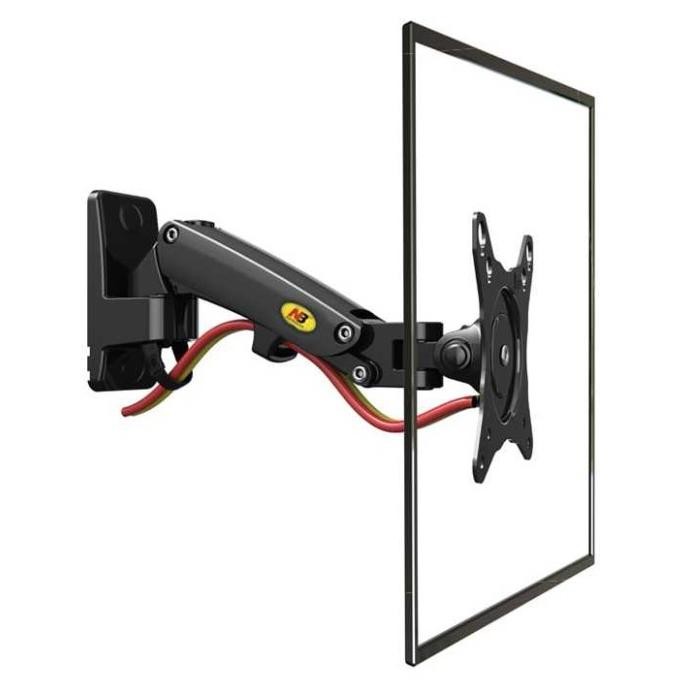 Bracket Monitor Tv Led Lcd Pc Komputer North Bayou Nb Arm Spring Braket Jepit Meja Dinding Buantakal