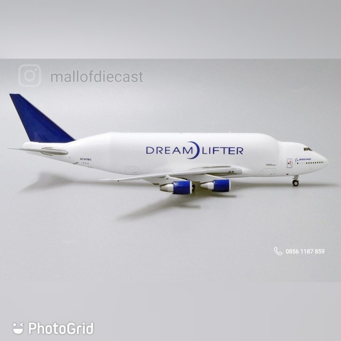 Best seller ~`~ Boeing 747-400LCF Dreamlifter N747BC JC Wings 1:400 ~~~