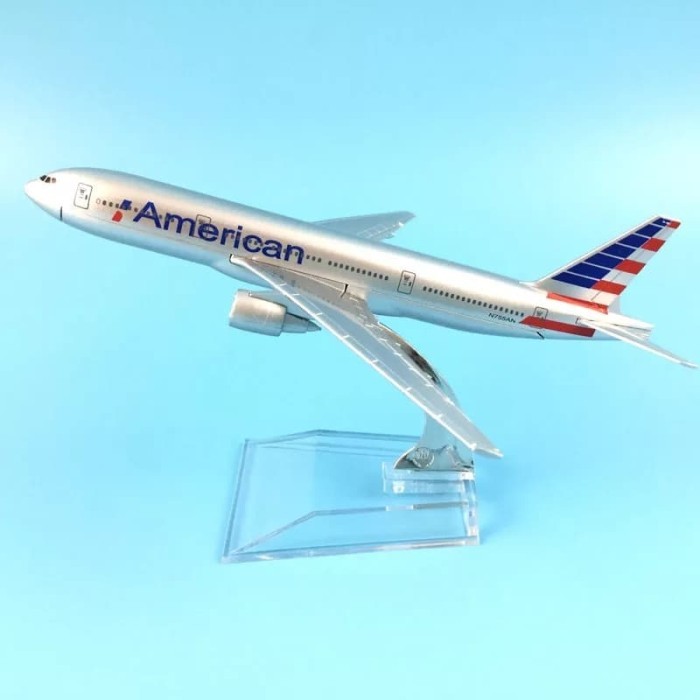 Best seller ~`~ Miniatur Pesawat American Airlines B777 ~~~