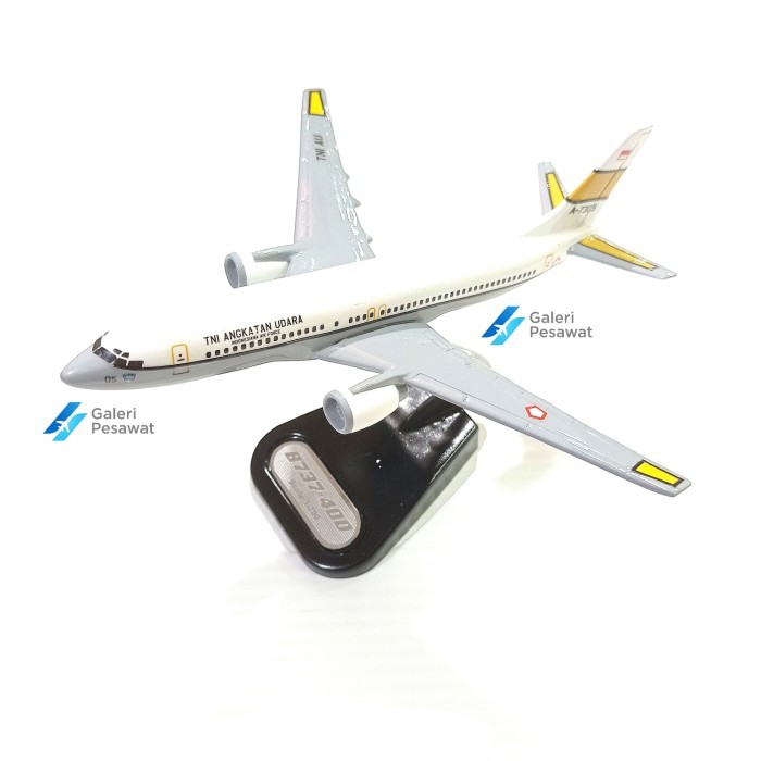Best seller ~`~ Miniatur Replika Pesawat TNI AU B737-400 ~~~