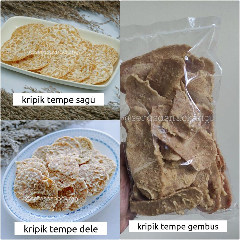 

keripik tempe gembus, keripik tempe sagu, keripik tempe dele