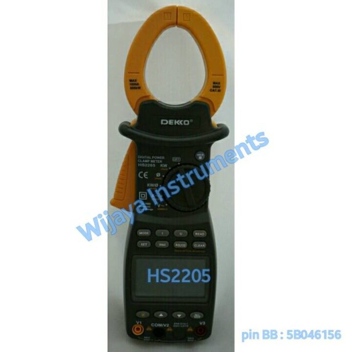 DEKKO HS-2205 Harmonic Power Clamp Meter
