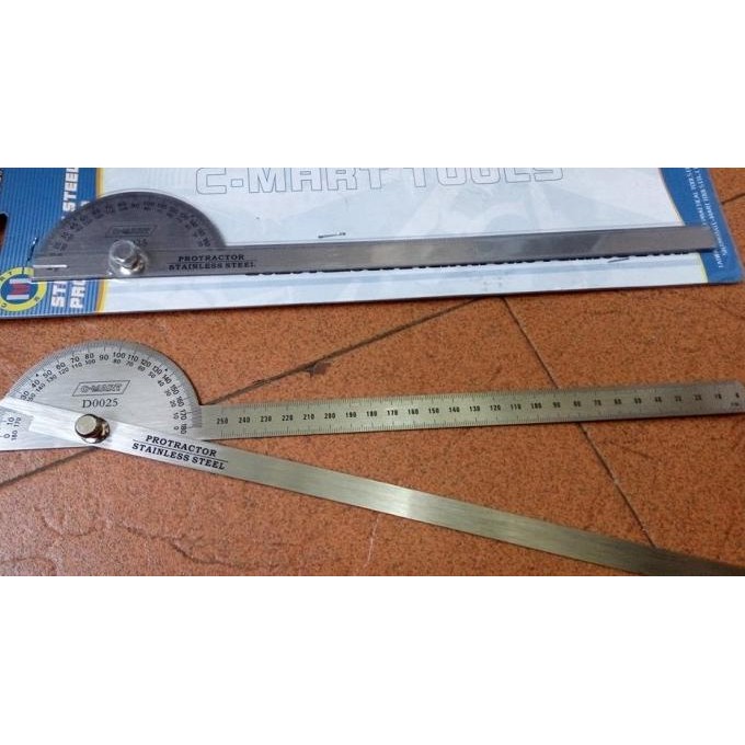 

BUSUR DERAJAT COMBI PENGGARIS STAINLESS PROTRACTOR ALAT UKUR SUDUT ORIGINAL DAN TERPERCAYA