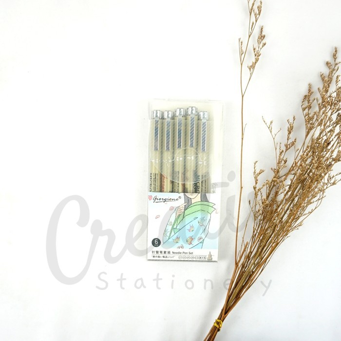 

HOT PROMO Giorgione Drawing Pen Set Pena Gambar Kaligrafi Lengkap 3 5 7 Pen ZG-0