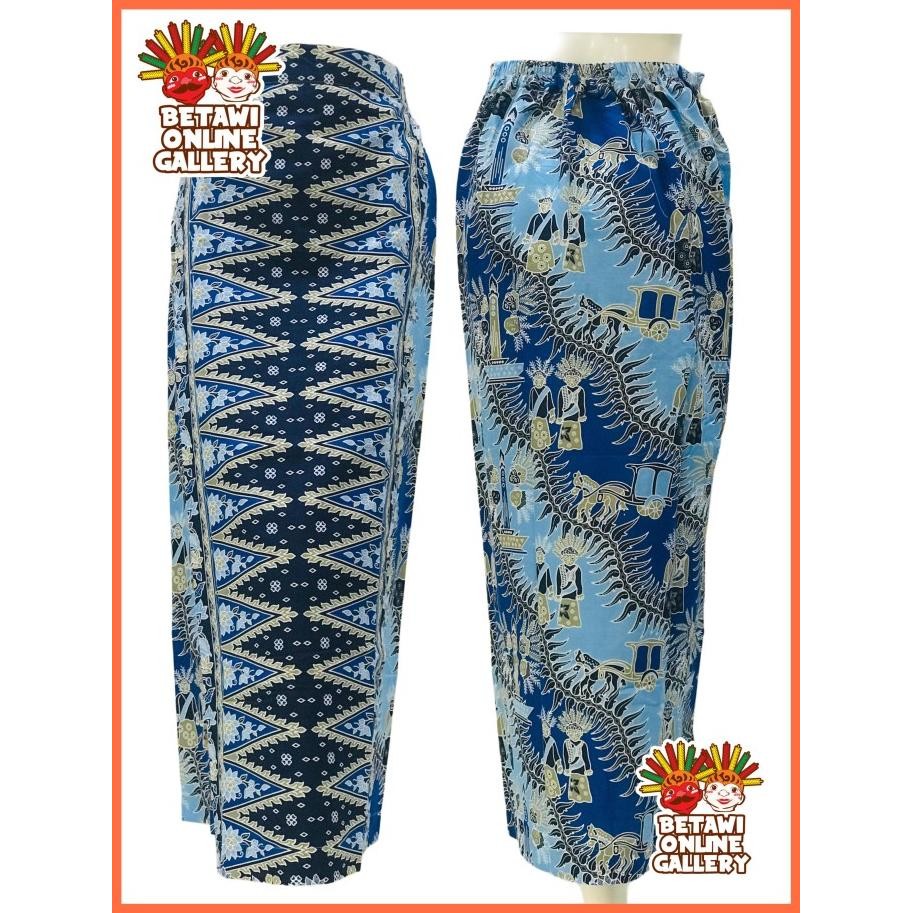 Sale Rok Batik Betawi / Rok Span Tumpal Batik Betawi / Rok Batik Span