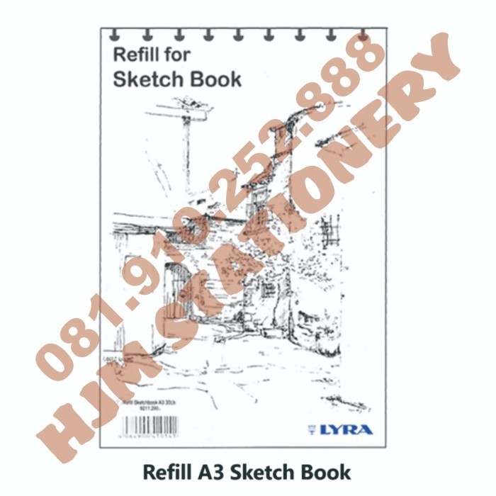 

PROMO Lyra SketchBook Sketch BookRefill A3 (isi 30) 9211.290