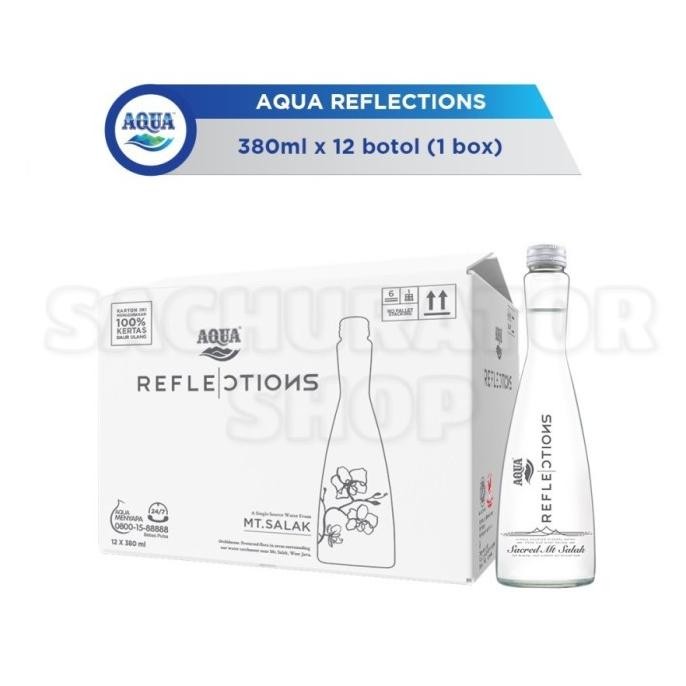 Sale 1 Dus Karton Kardus Aqua Reflections Mineral Water Botol Beling Kaca