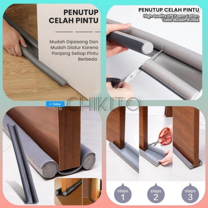 BUSA GANJAL BAWAH PINTU / BUSA PENUTUP CELAH PINTU ANTI SERANGGA TERBARU
