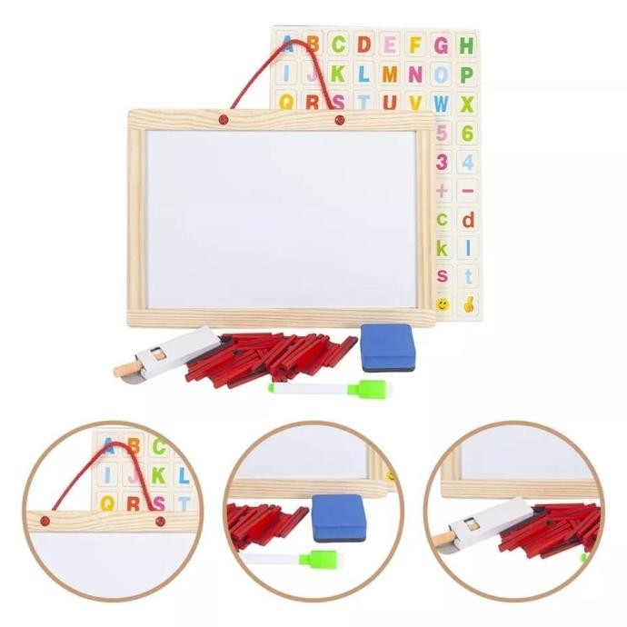 

Promo Papan Tulis Dua Sisi Magnetic Counting Rod COD