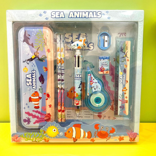 

Best Seller! STUDY SET STATIONERY PENSIL SET PAKET ALAT TULIS SEKOLAH KOTAK PENSIL ANAK 8IN1 KODE 8021 Sale