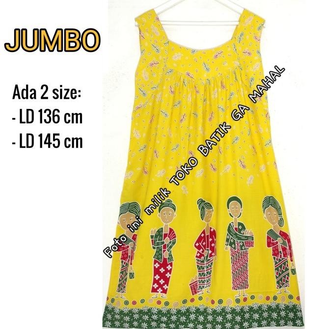 Murah Daster Jumbo 6L Merk Hap Tanpa Lengan Yukensi Adem