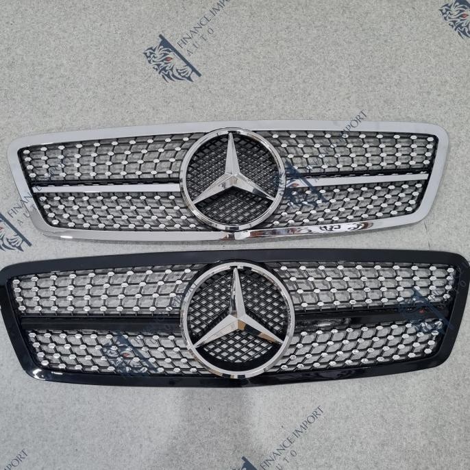 Grill Diamond Mercedes W203 C200 C230 C240 2000-2007 Grille AMG W203