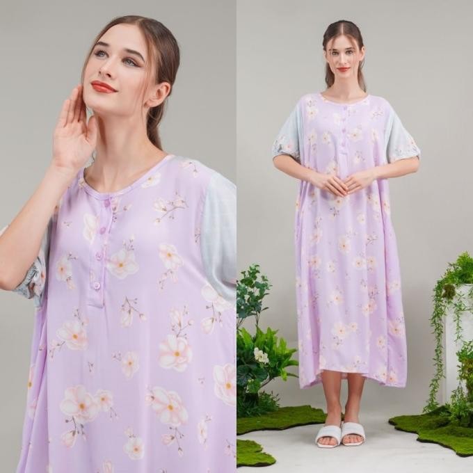 Murah Oriana Dailywear Maxi Dress Two Tone Dania Alsava Series