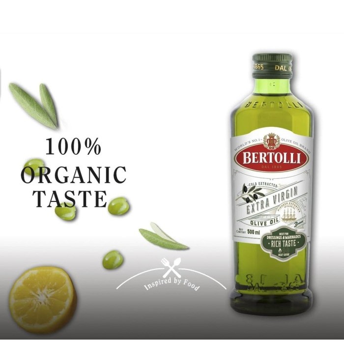 

Bertolli Extra Virgin Olive Oil / Minyak Zaitun Extra Virgin / Zaitun - 250 Ml