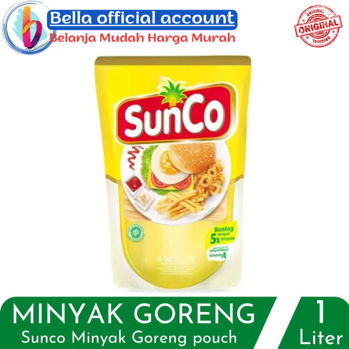 

Minyak Goreng Sunco 1 Liter / 2 Liter Minyak Goreng Berkualitas Tinggi