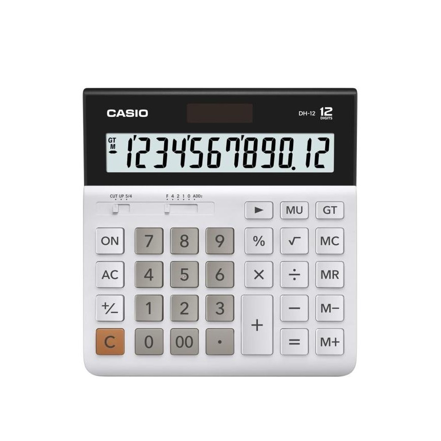 

CASIO WIDE SERIES CALCULATOR DH-12-WE WHITE