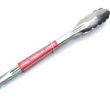 Capitan Jepitan Makanan Stainless Steel Kuat Tebal Aman Gorengan Steak