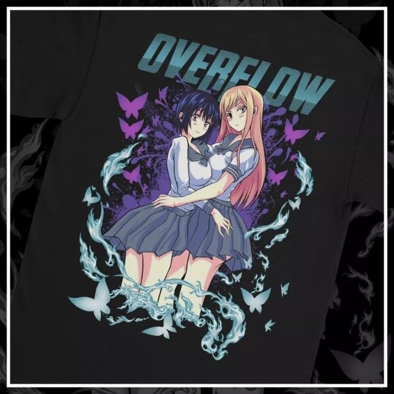 Promo Kaos Anime Overflow Ayane X Kotone Kaos Distro