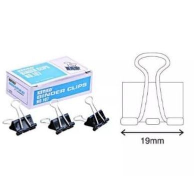 

Binder Clips / Penjepit Kenko No. 107 Per Box Isi 12 Pcs