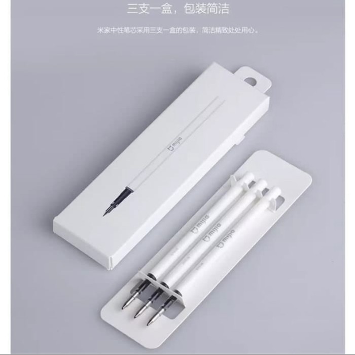 

Xiaomi Mijia Signature Pen Refill Pack 3Pcs Isi Tinta Mjzxbx01Xm