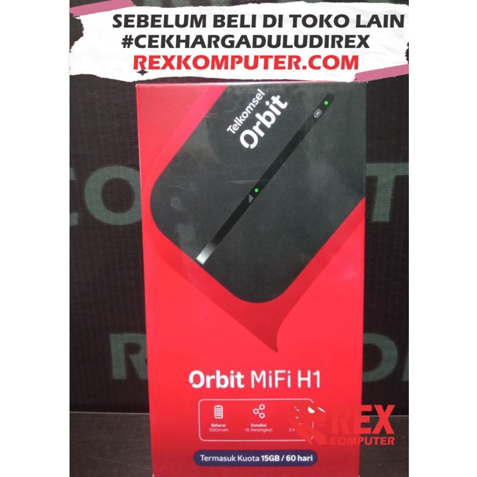 MIFI ORBIT MIFI H1 E5576 + TELKOMSEL 15G UNLOCK