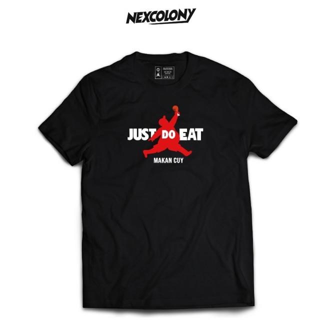Kaos Hitam Just Do Eat - Nexcolony