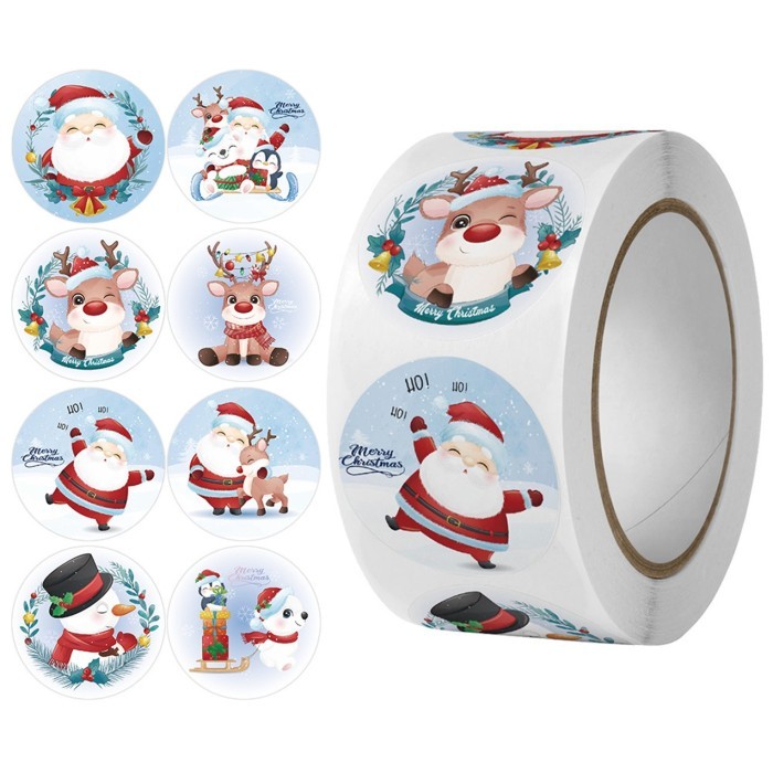 

Sticker Toples Natal Christmas Xmas Kue Kering Stiker Label Bingkisan