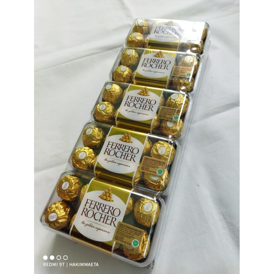 

Ferrero Rocher ferero coklat gift kado T16 X 5