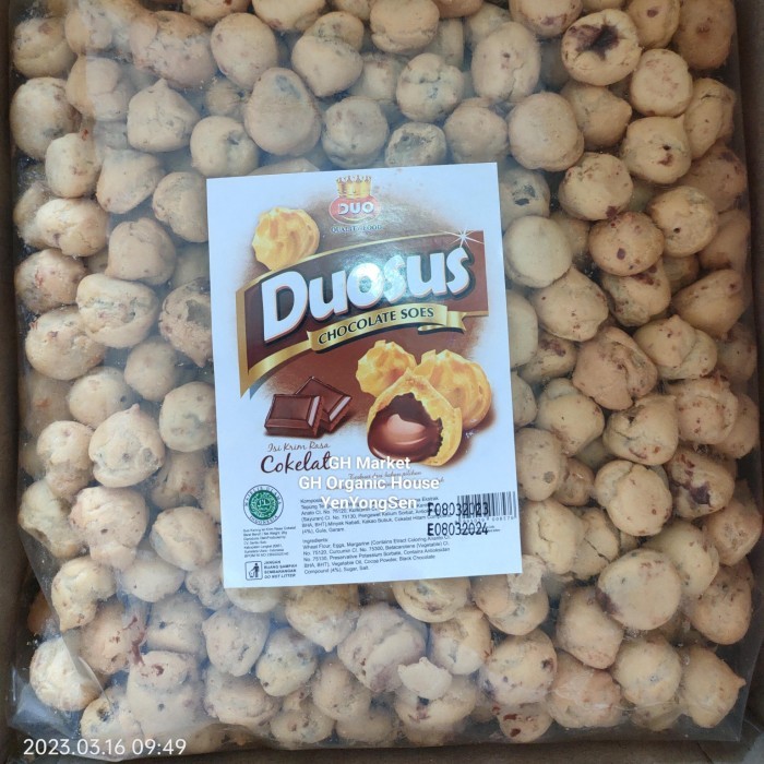 

DUO SUS ISI 2KG SOES KERING ISI COKLAT / SNACKS CEMILAN ENAK TERLARIS