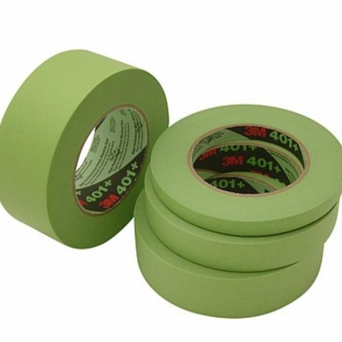 

LAKBAN KERTAS 3M 233+/401+ MASKING TAPE HIJAU 3M ISOLASI KERTAS 3M 6MM ASLI