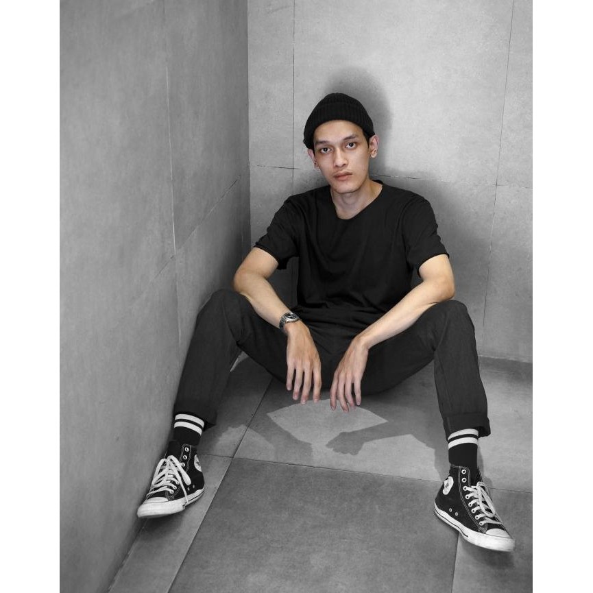 Nordhenbasic Raw Unfinished T-Shirt 100% Super Soft Cotton Pria