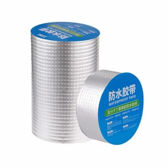 

ORIGINAL IMPORT ALUMUNIUM FOIL TAPE LAKBAN TAMBAL ANTI BOCOR 20CM X 5M ASLI