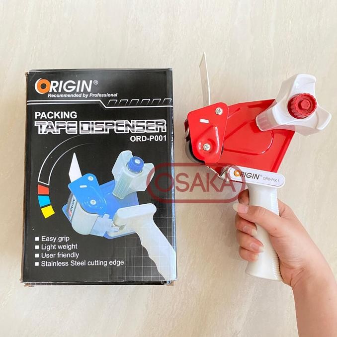 

DISPENSER LAKBAN GAGANG / TAPE CUTTER / ALAT PEMOTONG ORIGIN P001 ASLI
