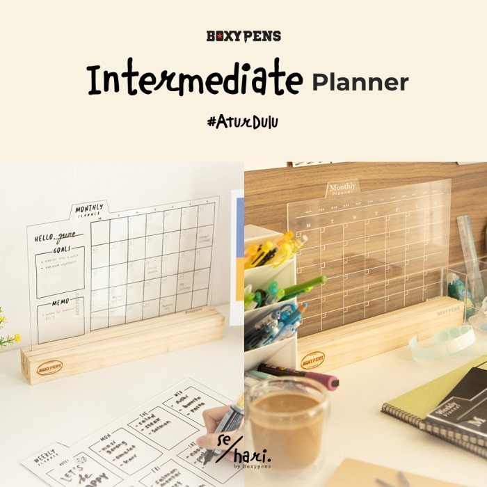 

JUAL Acrylic Package Intermediate Planner