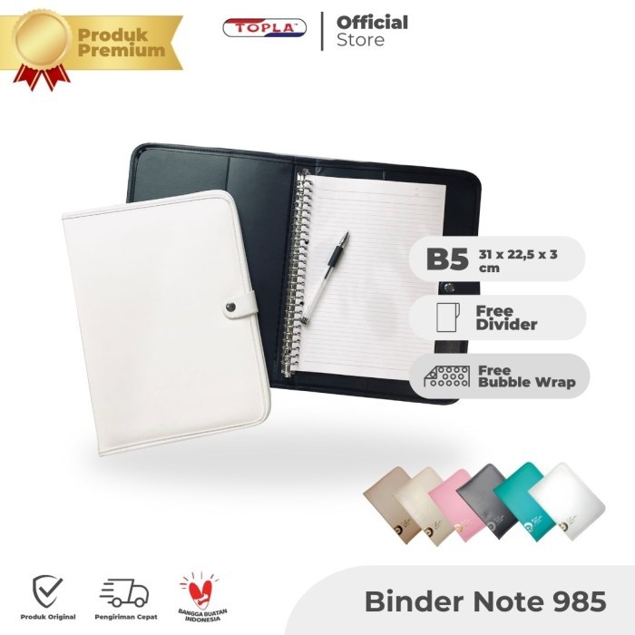 

PROMO Topla Binder Note Kancing B5 - Buku Catatan, Jurnal & Diary Ring 26-