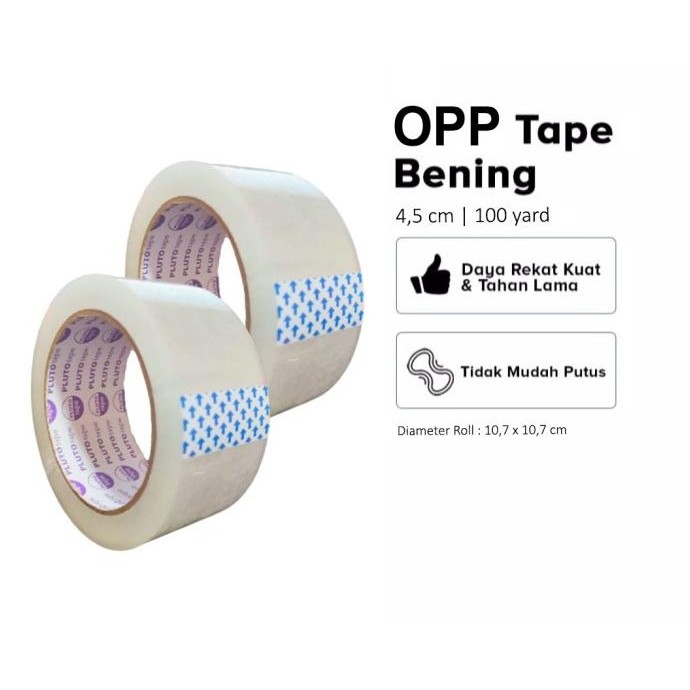 

GOSEND / GRAB LAKBAN BENING / COKLAT 45MM X 100 YARD FULL ASLI