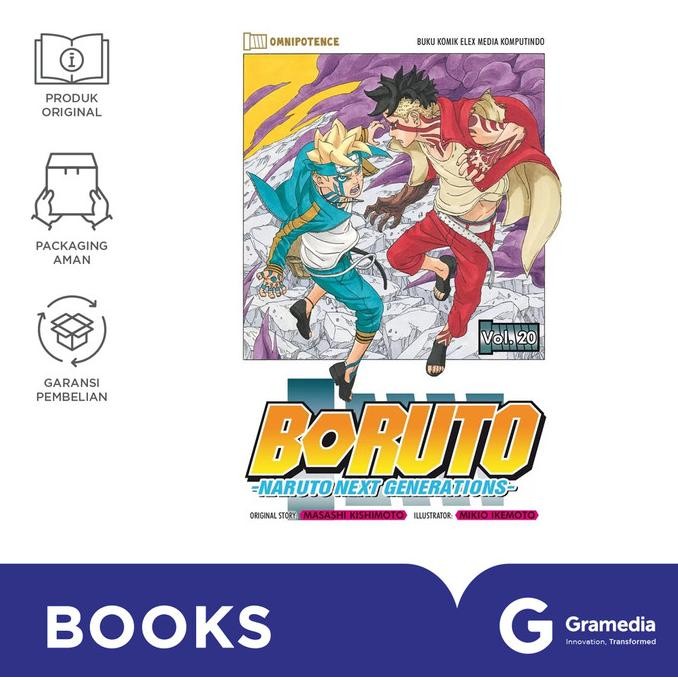

New Gramedia Buku Boruto - Naruto Next Generation Vol. 20