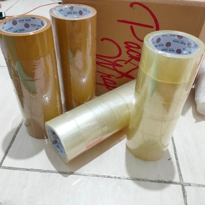 

LAKBAN BENING 2 INCI (ISI 6 PCS) | PEREKAT| ISOLASI ASLI