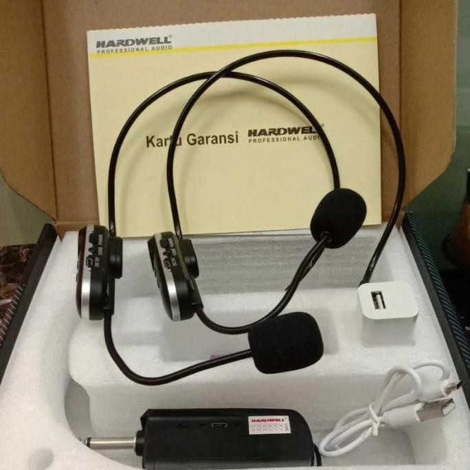 Promo Mic Wireless Hardwell H 2 Bando Mic Hardwell C 2 Clip On Garansi Resmi Hardwell